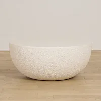 Calia White Round Accent Table