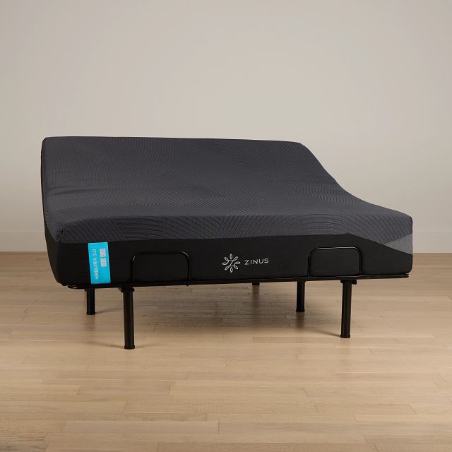 Zinus Endura 3.0 Plush Basic Adjustable Mattress Set