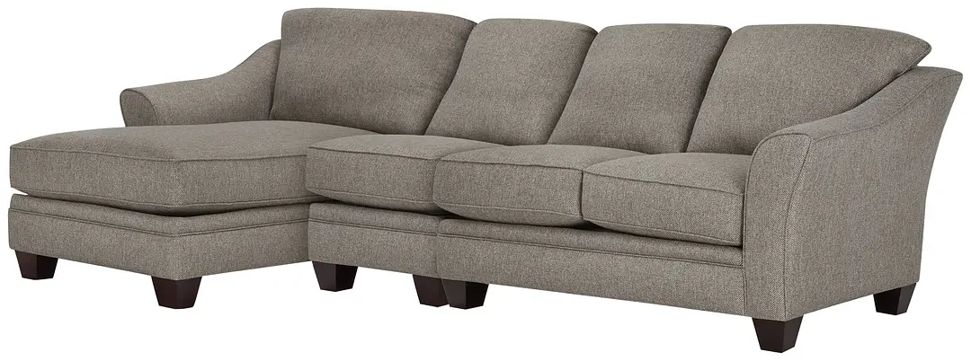 Avery Dark Gray Fabric Small Left Chaise Sectional Avery Dark Gray Fabric Small Left Chaise Sectional