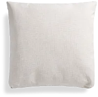 Brantley Light Beige Fabric 20" Accent Pillow