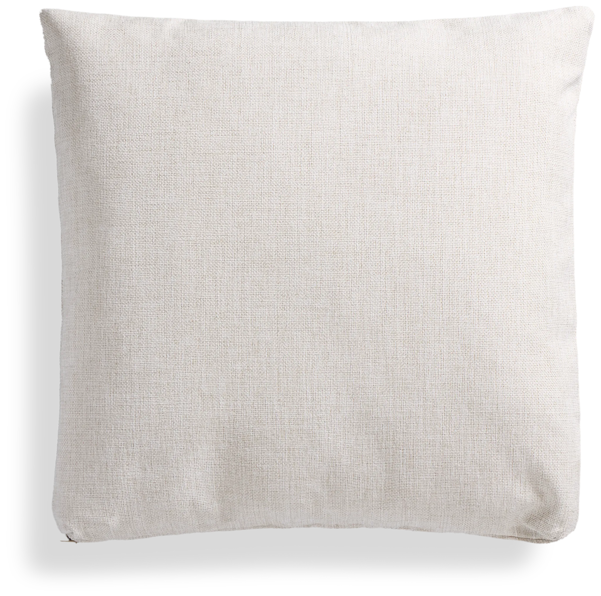 Brantley Light Beige Fabric 20" Accent Pillow