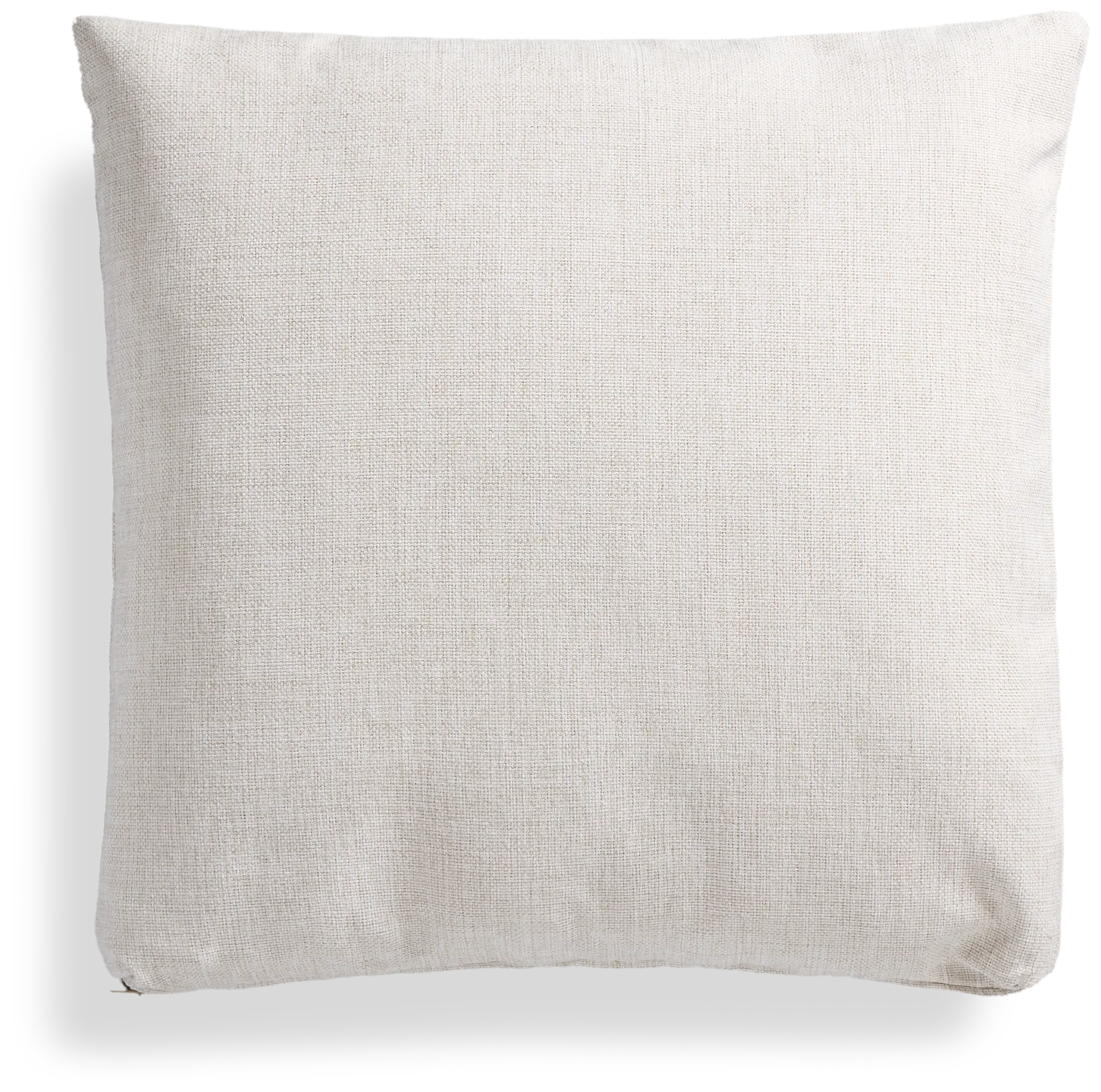 Brantley Light Beige Fabric 20" Accent Pillow Brantley Light Beige Fabric 20" Accent Pillow