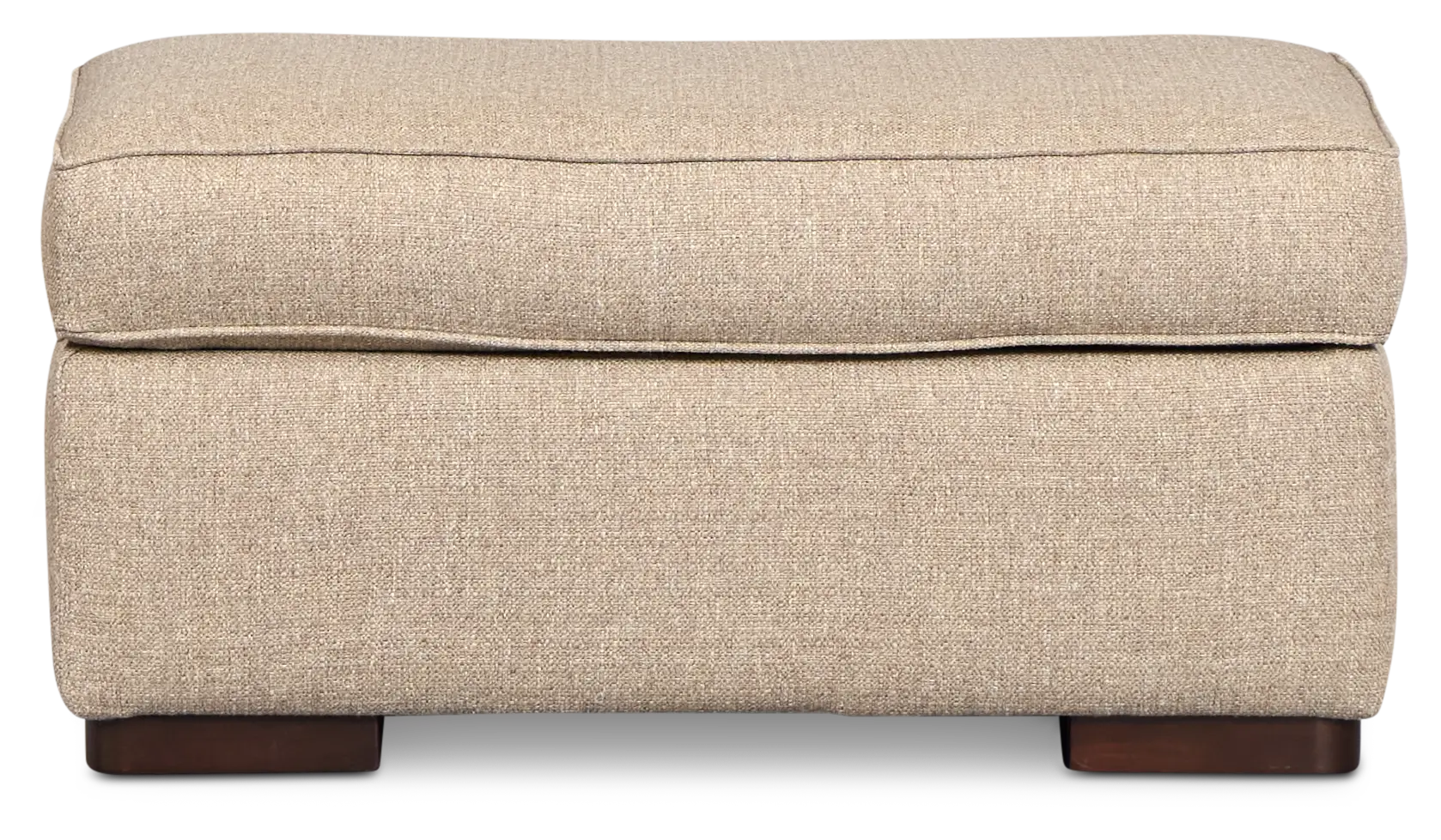 Sinclair Brown Fabric Ottoman Sinclair Brown Fabric Ottoman