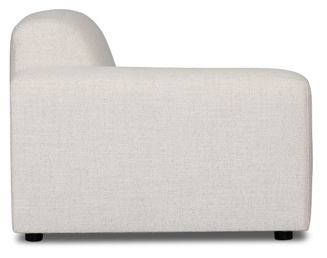 Baylor Light Beige Fabric Left Chair