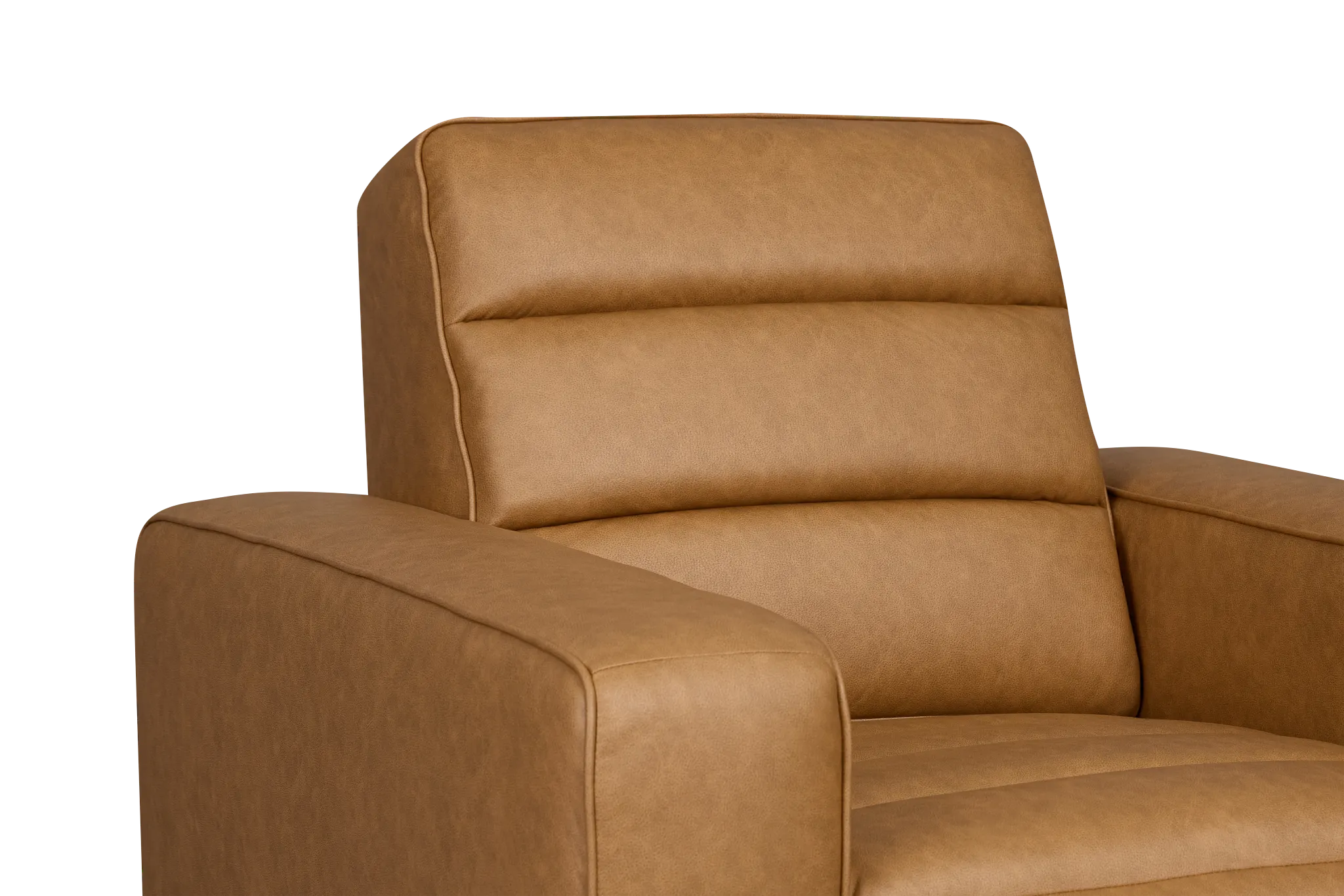 Sawyer Light Brown Micro Power Recliner