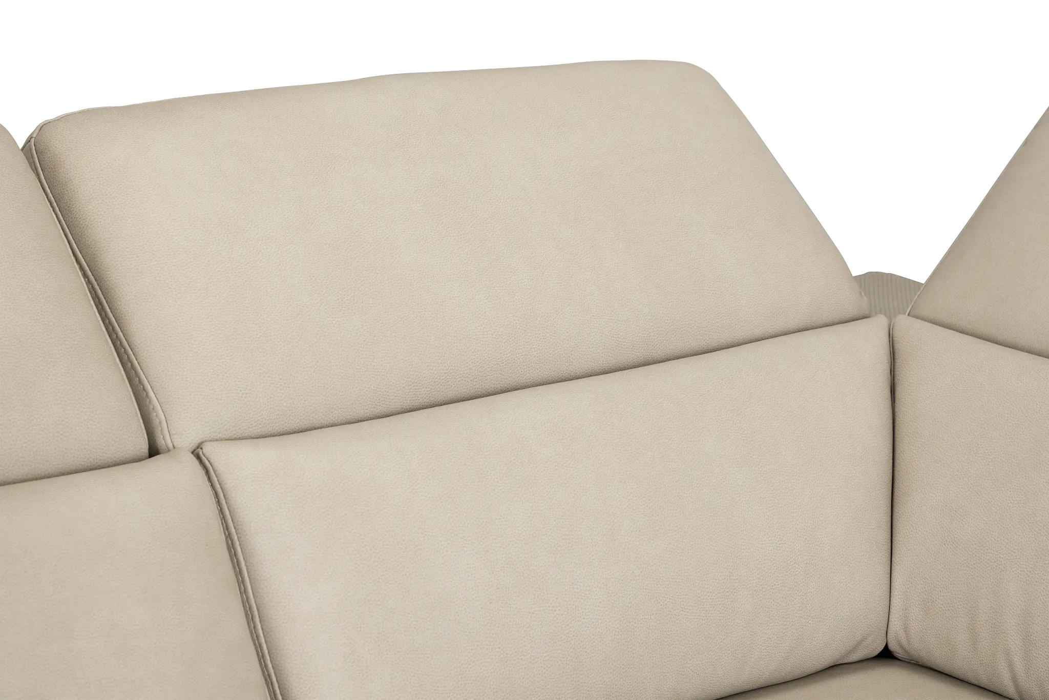 Melody Light Gray Micro Large Dual Power Reclining Two-arm Sectional Melody Light Gray Micro Large Dual Power Reclining Two-arm Sectional