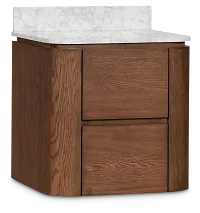 Nomad Mid Tone 24" Floating Bathroom Vanity