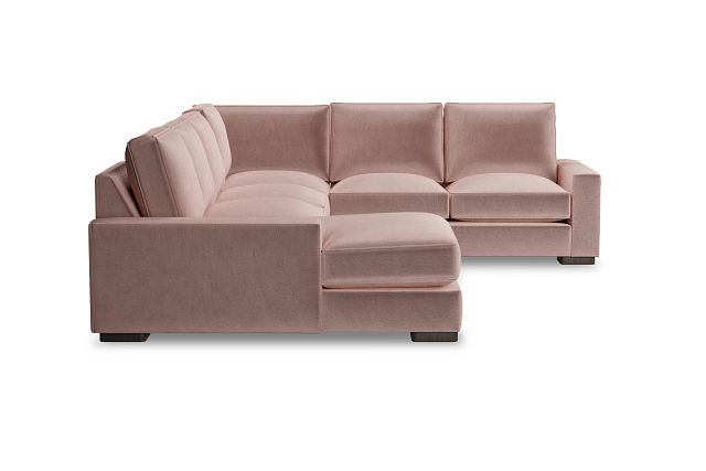 Edgewater Joya Light Pink Medium Left Chaise Sectional