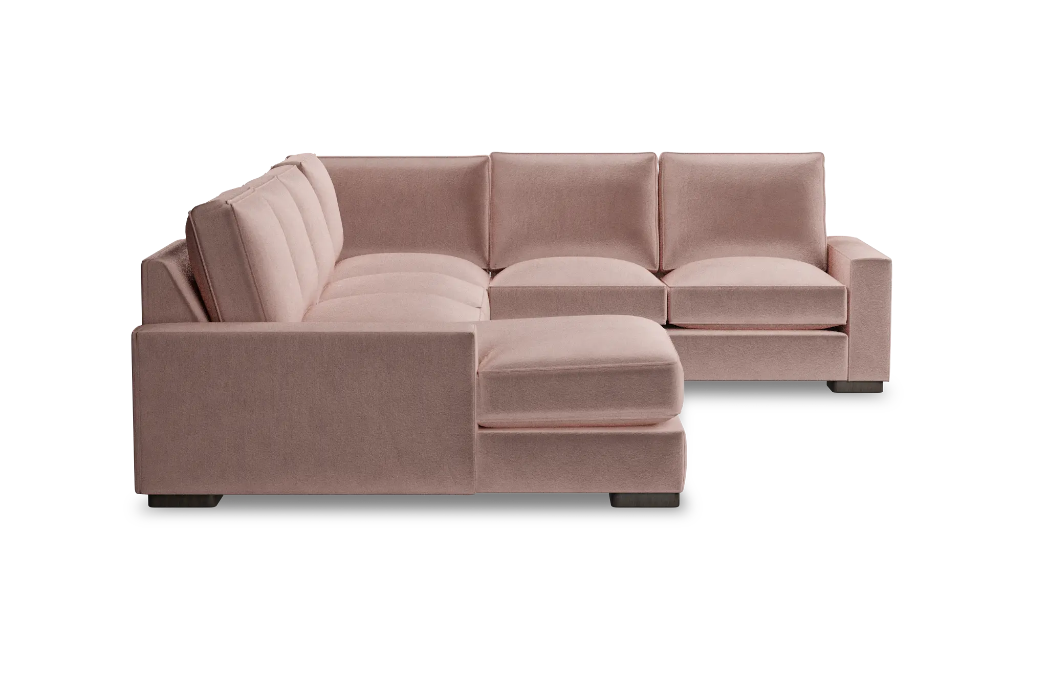 Edgewater Joya Light Pink Medium Left Chaise Sectional Edgewater Joya Light Pink Medium Left Chaise Sectional