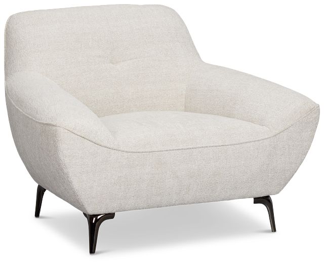 Zoey Light Beige Fabric Chair