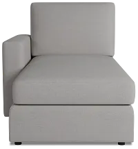 Citymod Light Gray Fabric Left Chaise