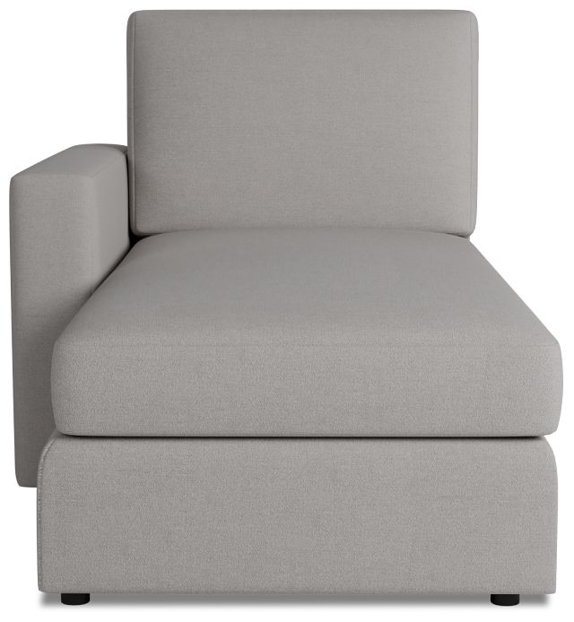 Citymod Light Gray Fabric Left Chaise