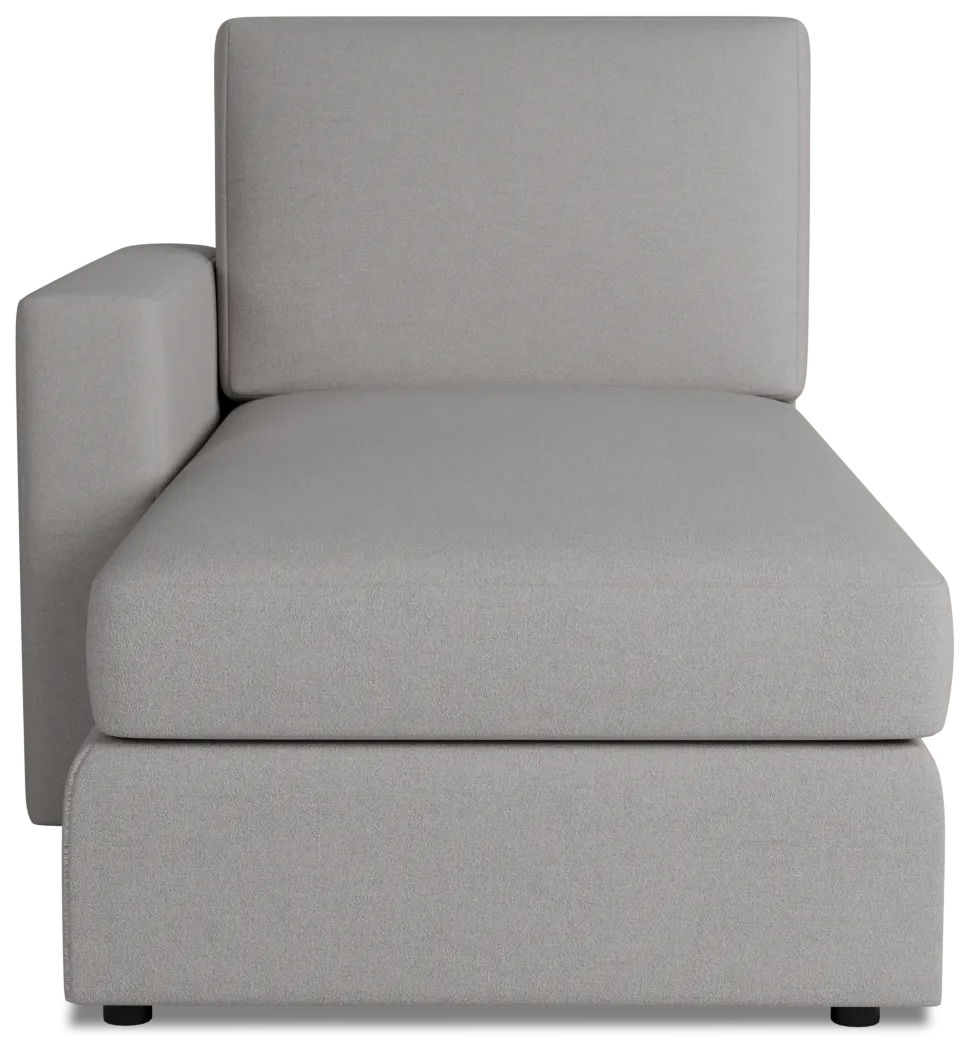 Citymod Light Gray Fabric Left Chaise