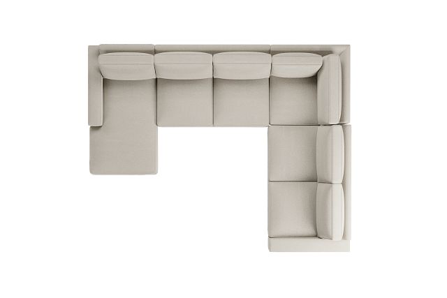 Edgewater Elite Ivory Medium Left Chaise Sectional