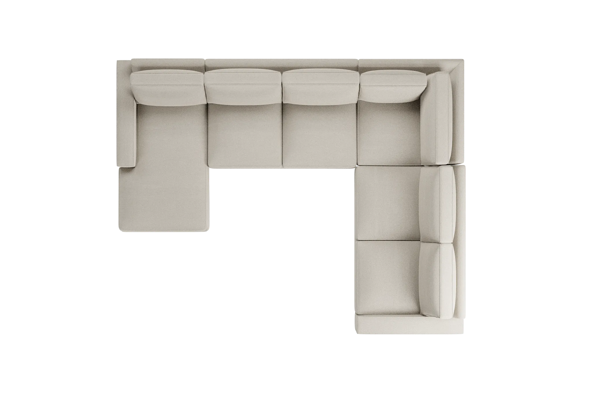 Edgewater Elite Ivory Medium Left Chaise Sectional