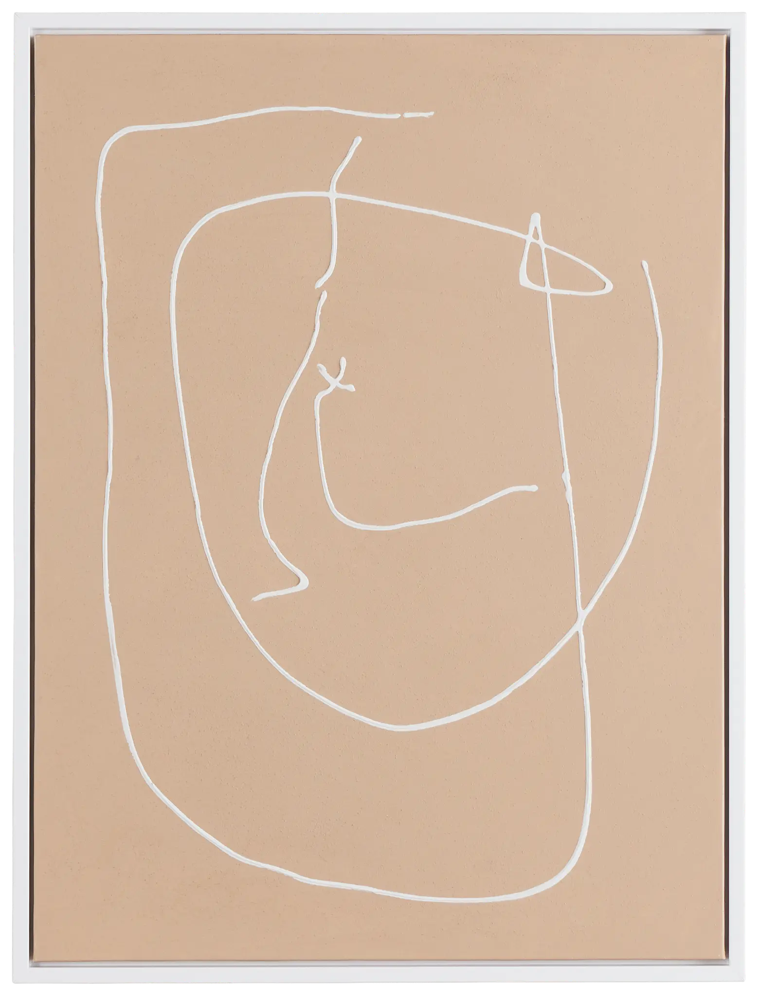 Nico Light Brown Framed Wall Art Nico Light Brown Framed Wall Art
