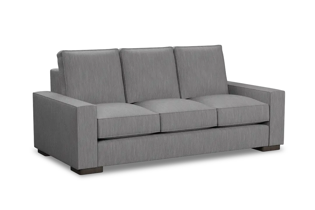 Edgewater Revenue Gray 84" Sofa W/ 3 Cushions Edgewater Revenue Gray 84" Sofa W/ 3 Cushions