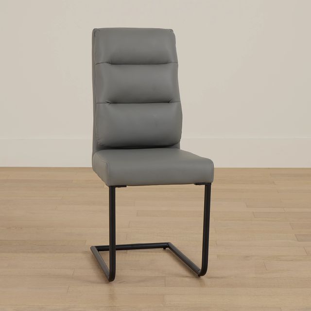 Paxton Gray Upholstered Side Chair