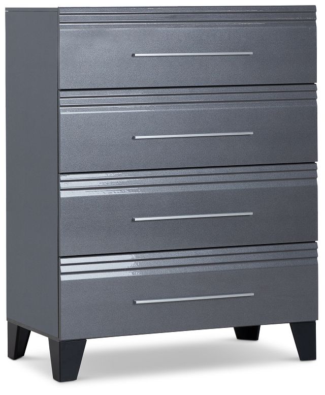 Midtown Gray 4-drawer Chest (2)