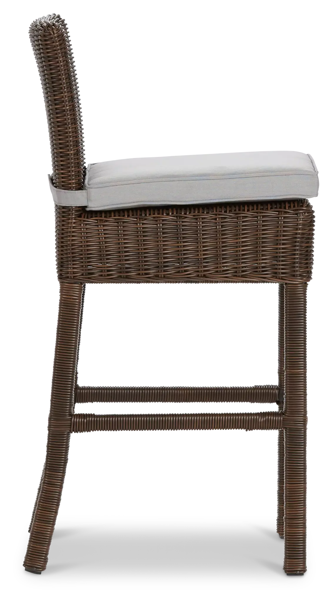 Canyon Dark Brown Gray Woven 30" Barstool Canyon Dark Brown Gray Woven 30" Barstool