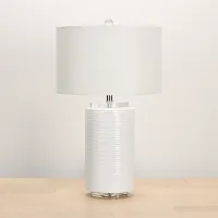 Marzia White Table Lamp