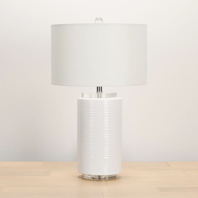 Marzia White Table Lamp