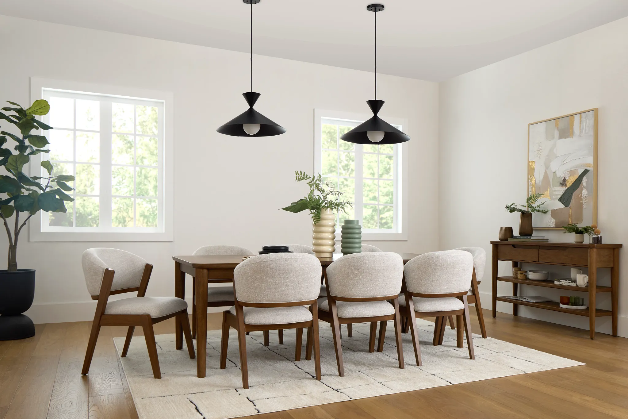 Rockford Light Tone Rectangular Table