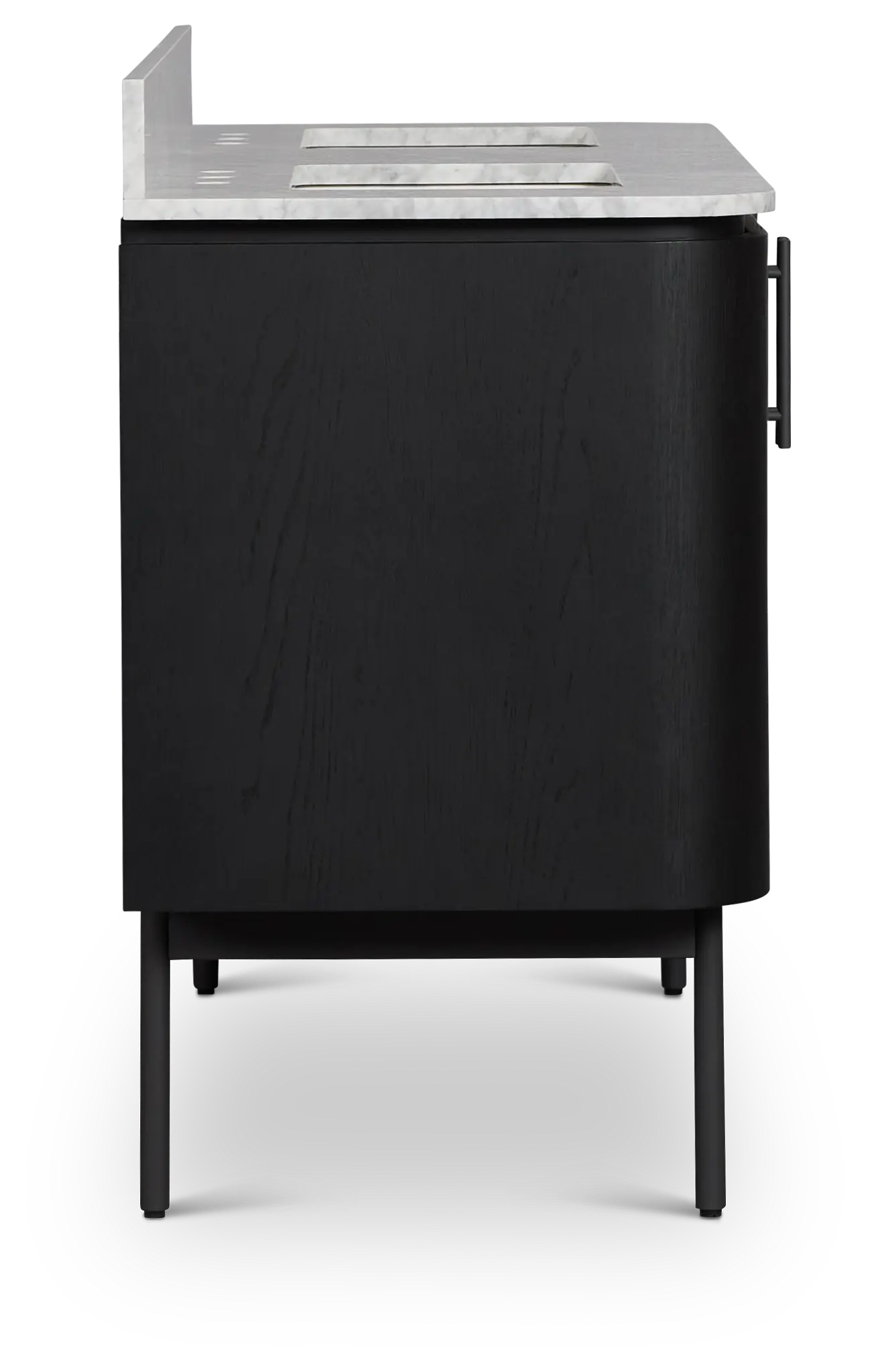 Nomad Black 60" Double Bathroom Vanity Nomad Black 60" Double Bathroom Vanity