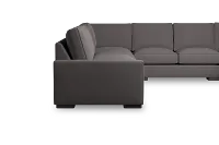 Edgewater Peyton Gray Large Right Chaise Sectional