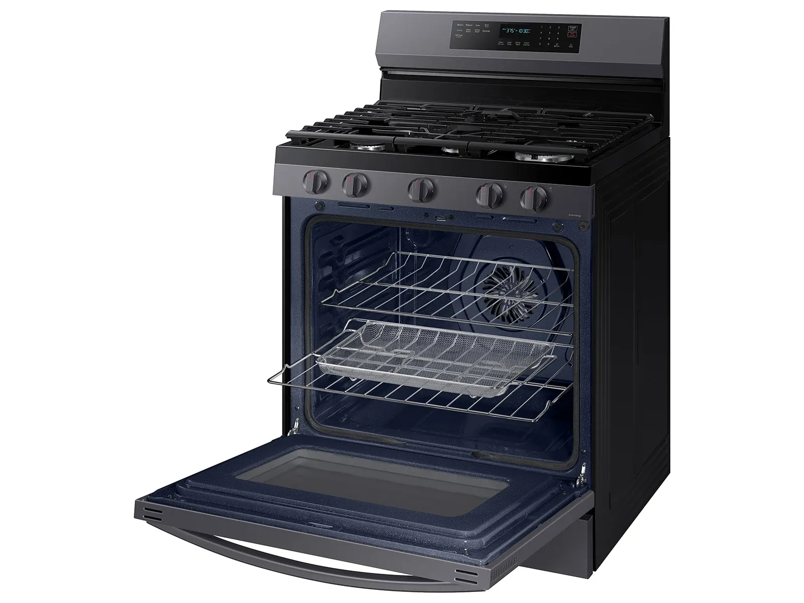 Samsung 6711 Series Black Gas Range