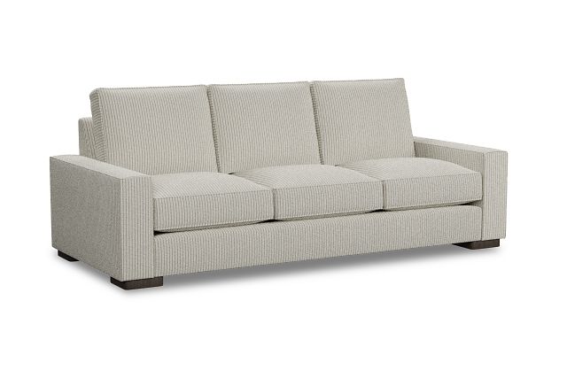 Edgewater Lucy Light Beige 96" Sofa W/ 3 Cushions