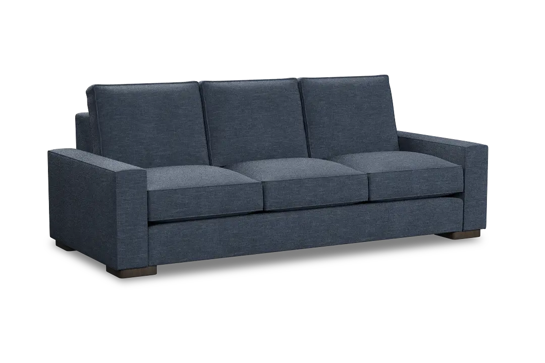 Edgewater Elevation Dark Blue 96" Sofa W/ 3 Cushions Edgewater Elevation Dark Blue 96" Sofa W/ 3 Cushions