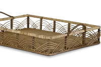 Lola Beige Set Of 2 Tray