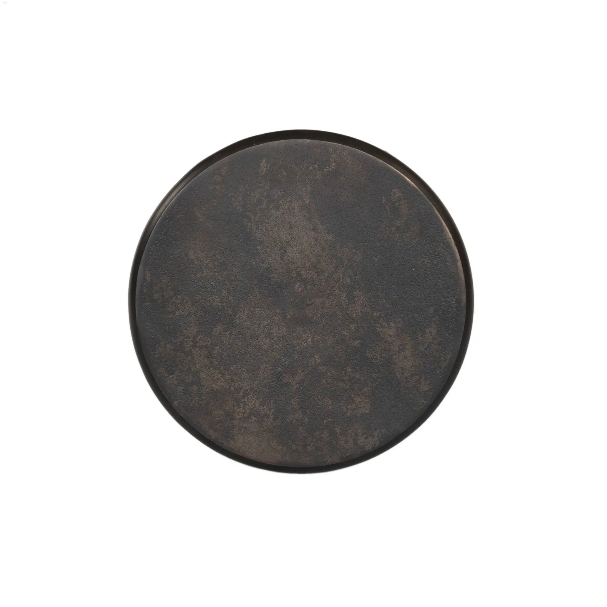Remo Bronze Metal Round End Table