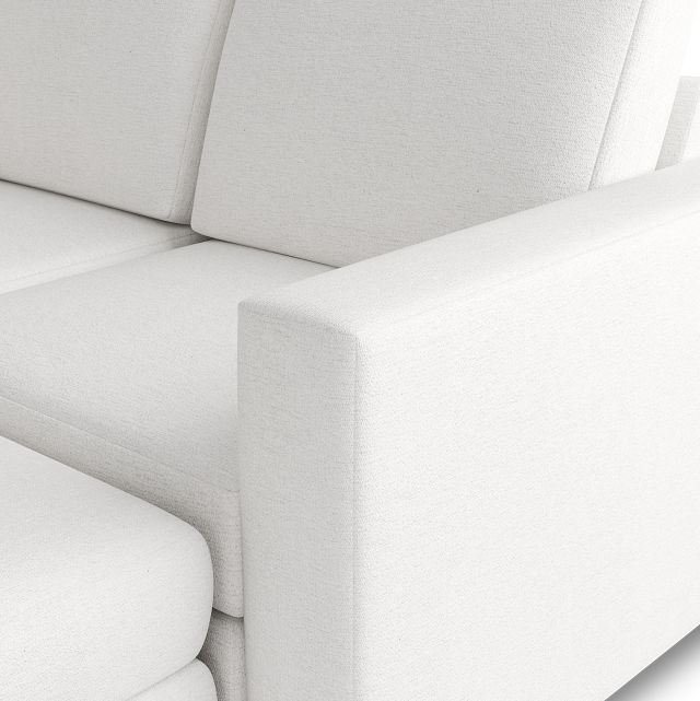 Citymod White Fabric 8-piece Pit Sectional