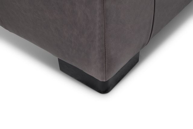Bohan 89" Black Leather Sofa
