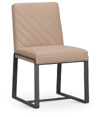 Harlem Taupe Upholstered Side Chair