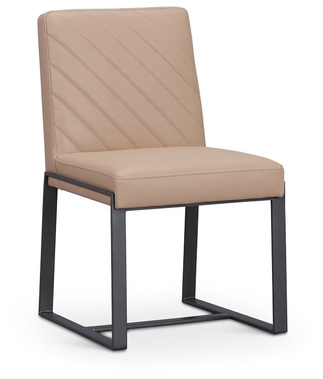 Harlem Taupe Upholstered Side Chair