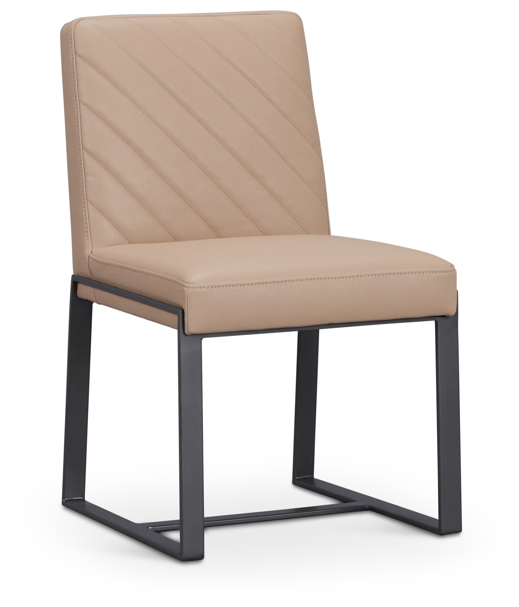 Harlem Taupe Upholstered Side Chair