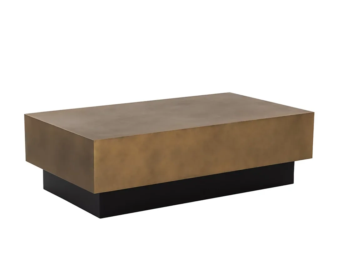 Levin Brown Rectangular Coffee Table