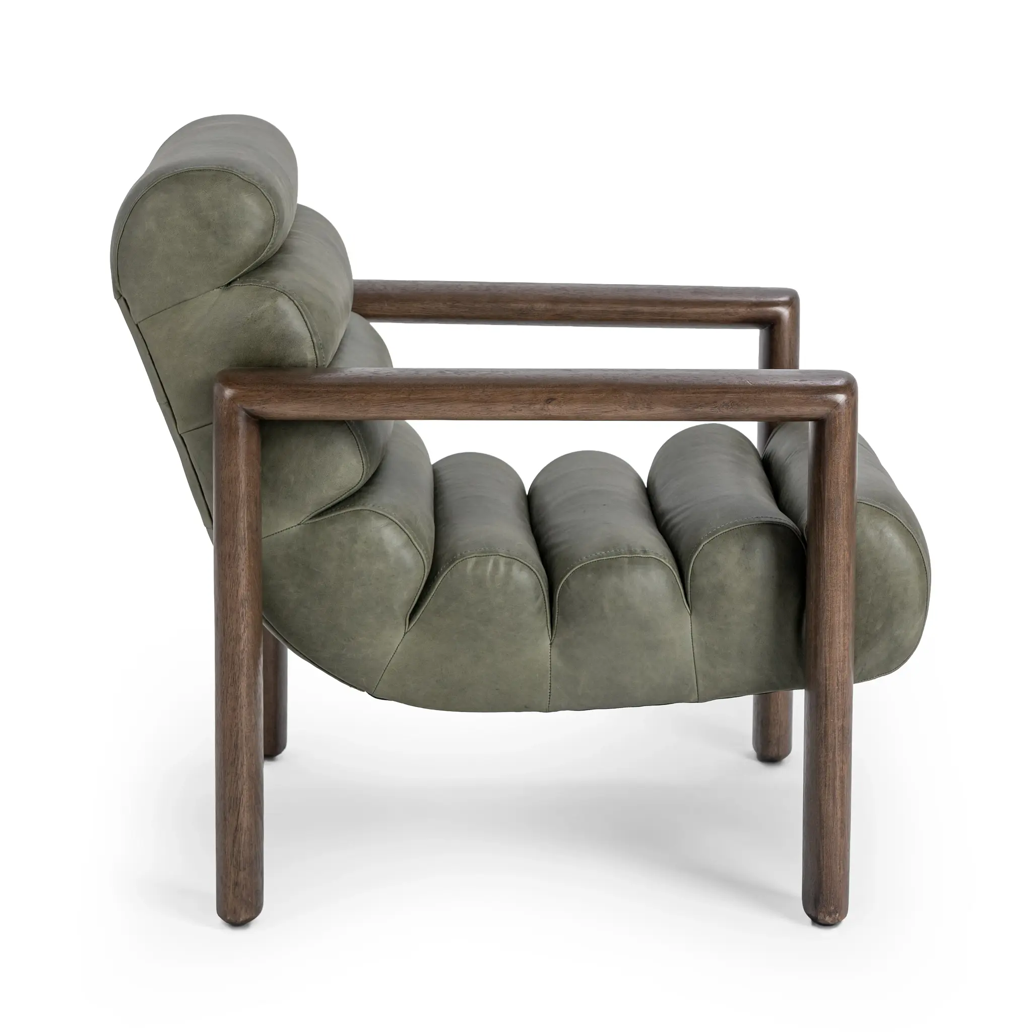 Royal Green Leather Accent Chair Royal Green Leather Accent Chair
