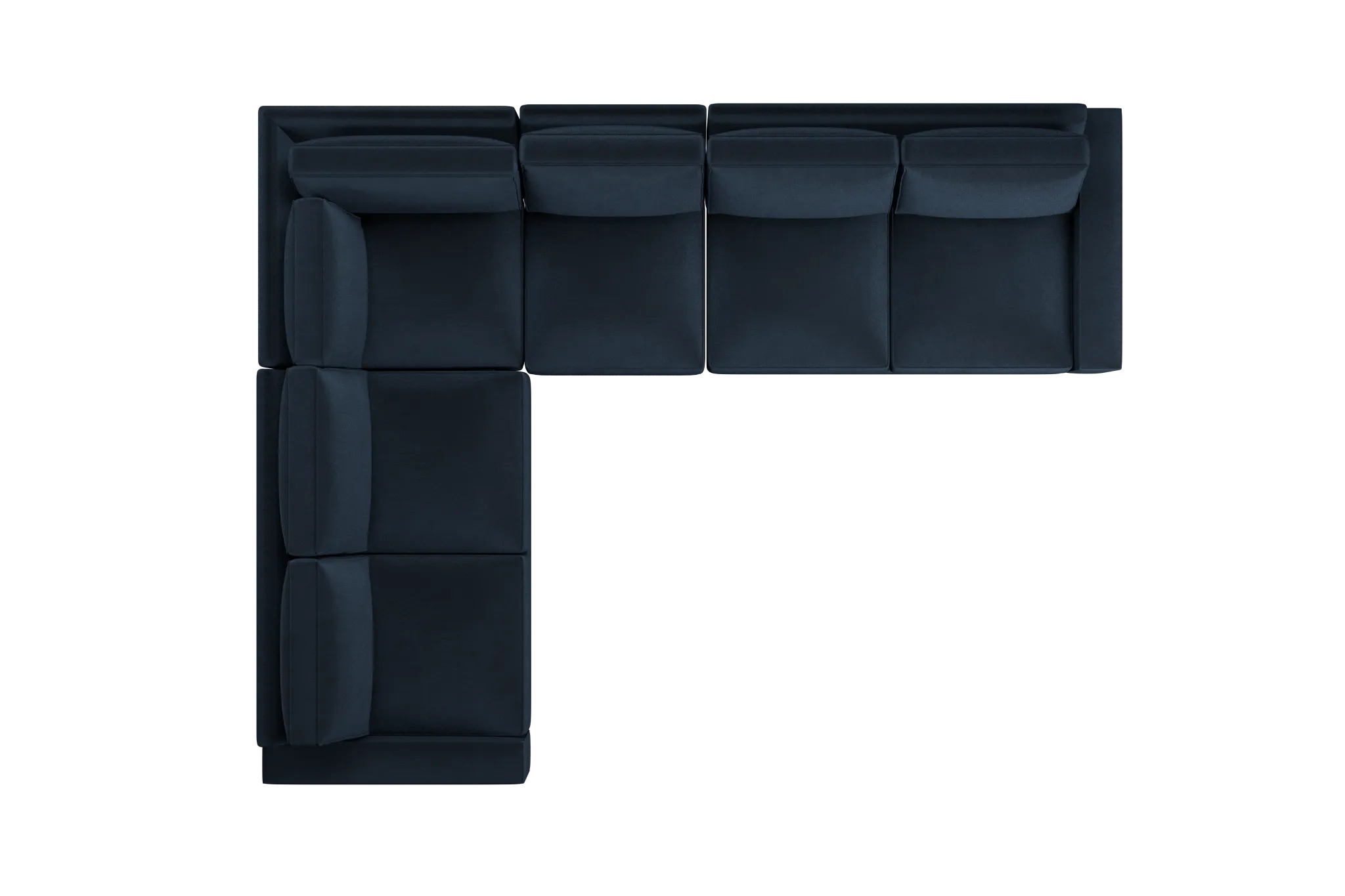 Edgewater Joya Dark Blue Medium Two-arm Sectional
