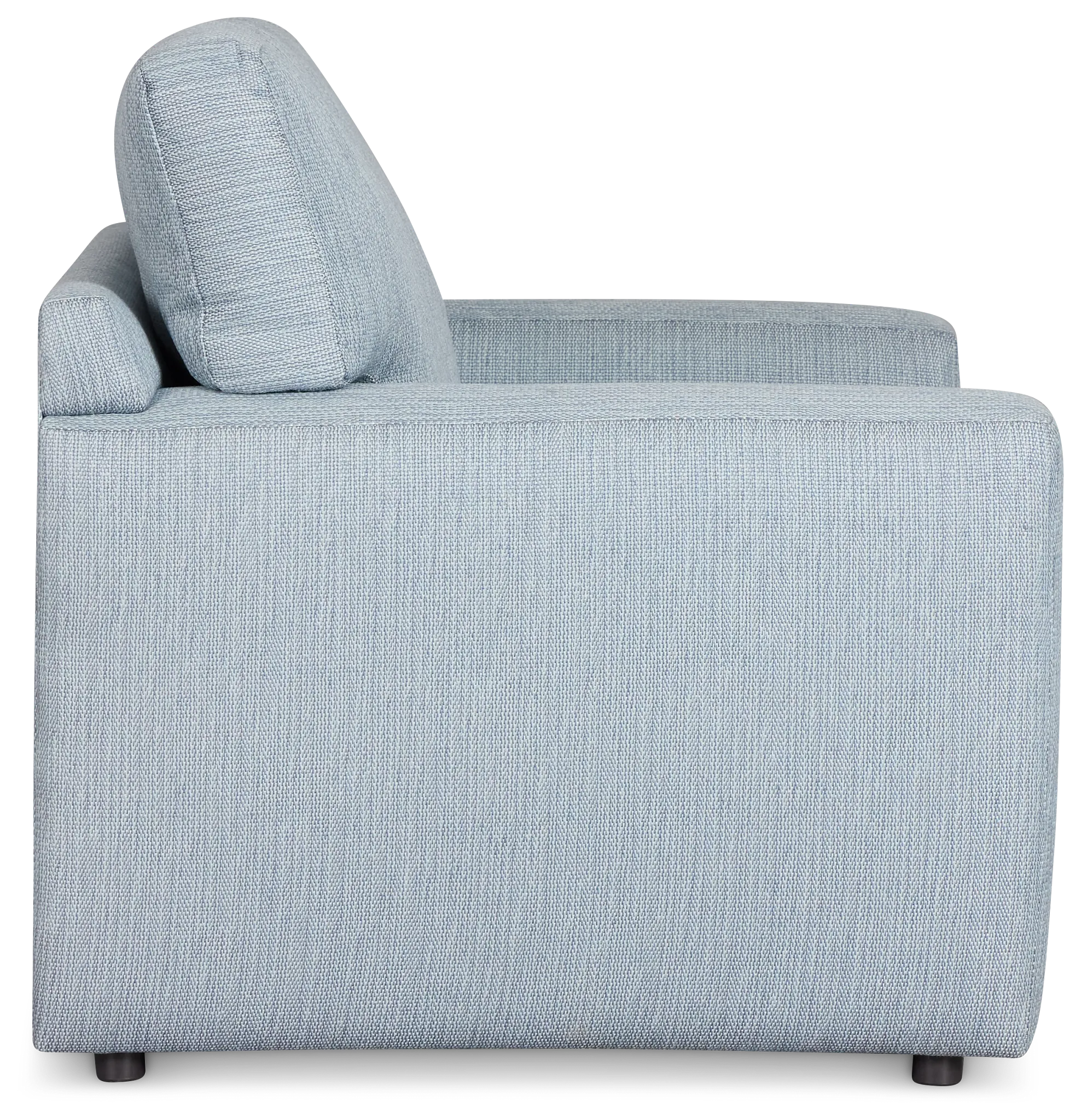 Rhodes Light Blue Fabric Loveseat