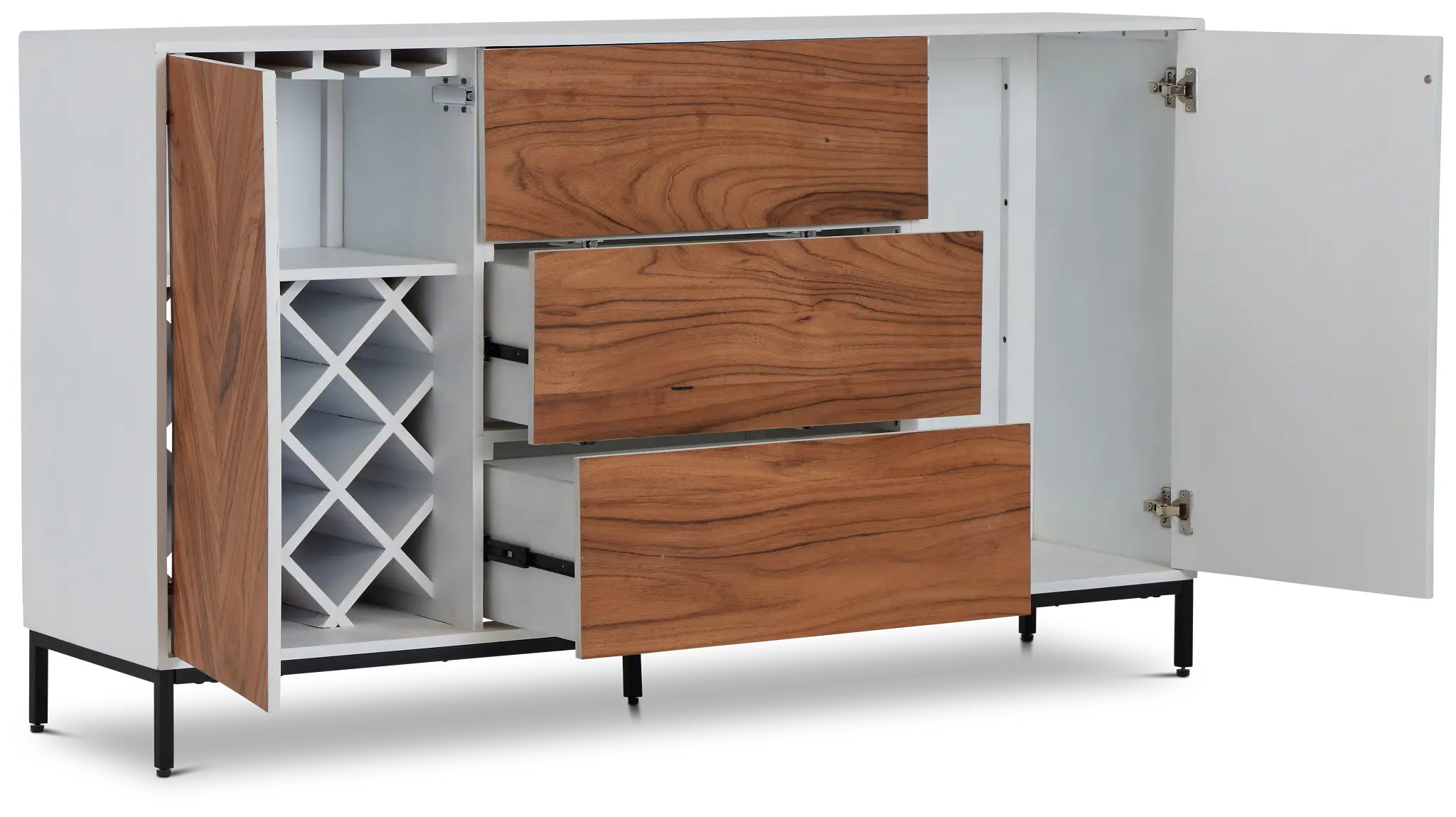 Kenzo White Credenza Kenzo White Credenza