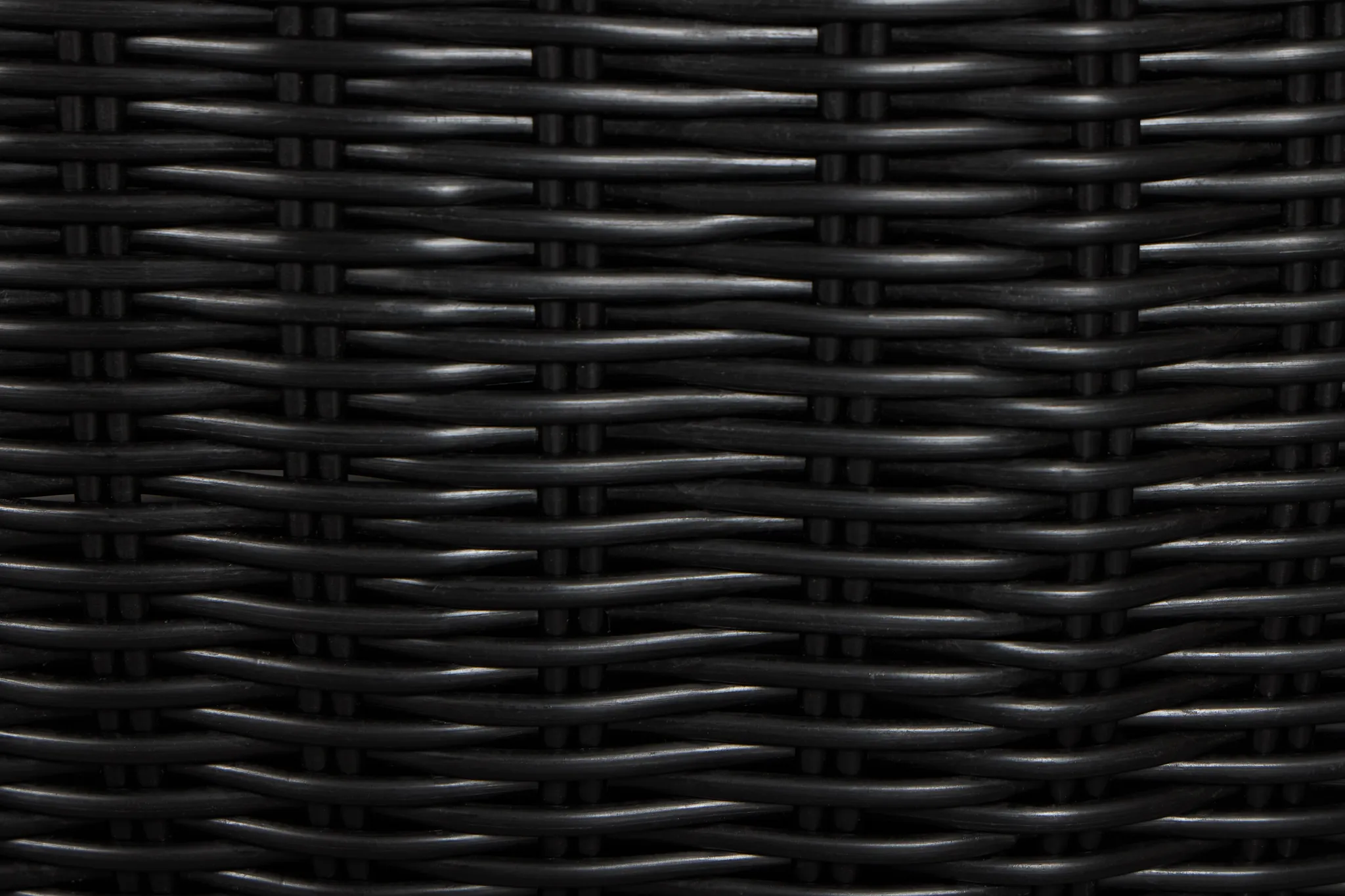 Montecito Black Curved Swivel Chair With Light Beige Cushions