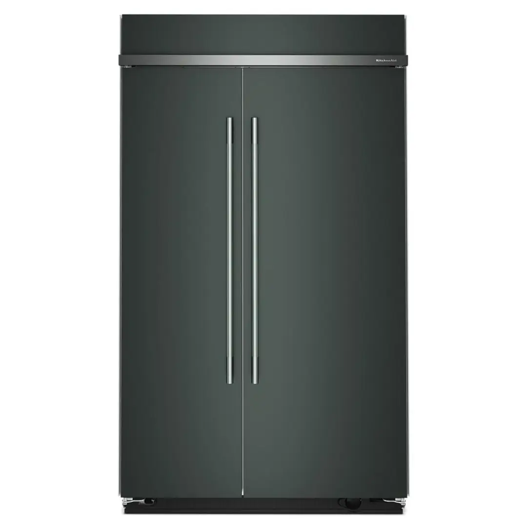 Kitchenaid 748 Series Green 48" Built In Side By Side Refrigerator Kitchenaid 748 Series Green 48" Built In Side By Side Refrigerator