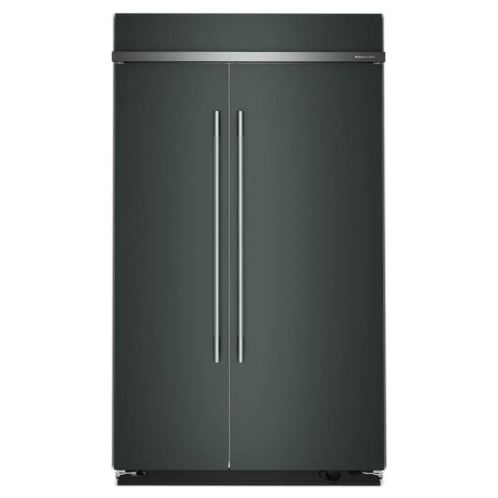 Kitchenaid 748 Series Green 48" Built In Side By Side Refrigerator Kitchenaid 748 Series Green 48" Built In Side By Side Refrigerator