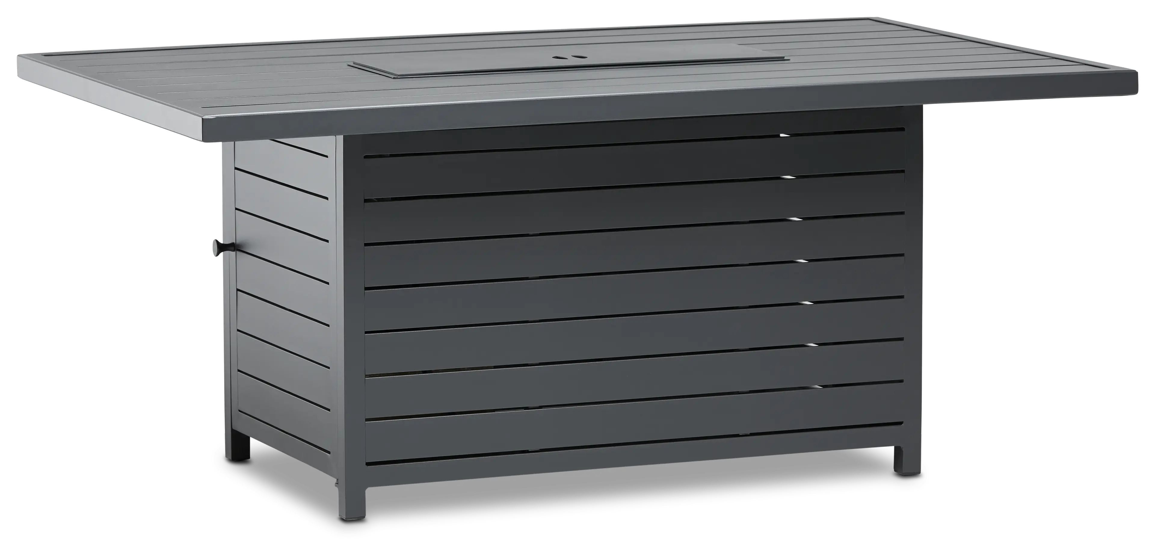Linear Dark Gray Rect Fire Pit Linear Dark Gray Rect Fire Pit