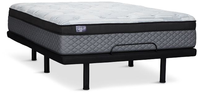 Kevin Charles By Sealy Signature Plush Deluxe Adjustable Mattress Set