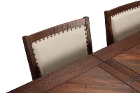 Joplin Dark Tone Extension High Table, 4 Barstools & High Bench